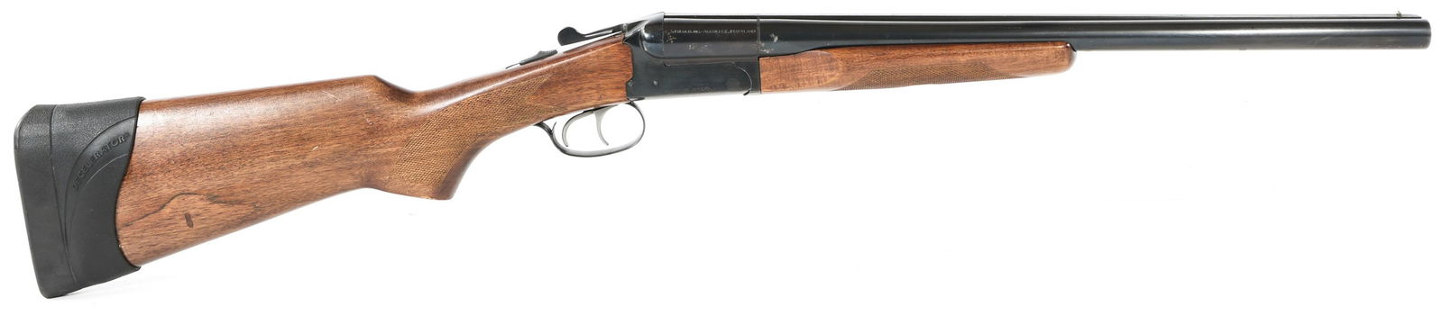 STOEGER ARMANTINO 12 GA DOUBLE BARREL COACH GUN: STOEGER ARMANTINO 12 GA DOUBLE BARREL COACH GUN Stoeger Armantino Model Stoeger Coach Gun double barrel 12 gauge shotgun. 3" chambers. Receiver marked "ER Amantino - Made in Brazil". Front bead sight.