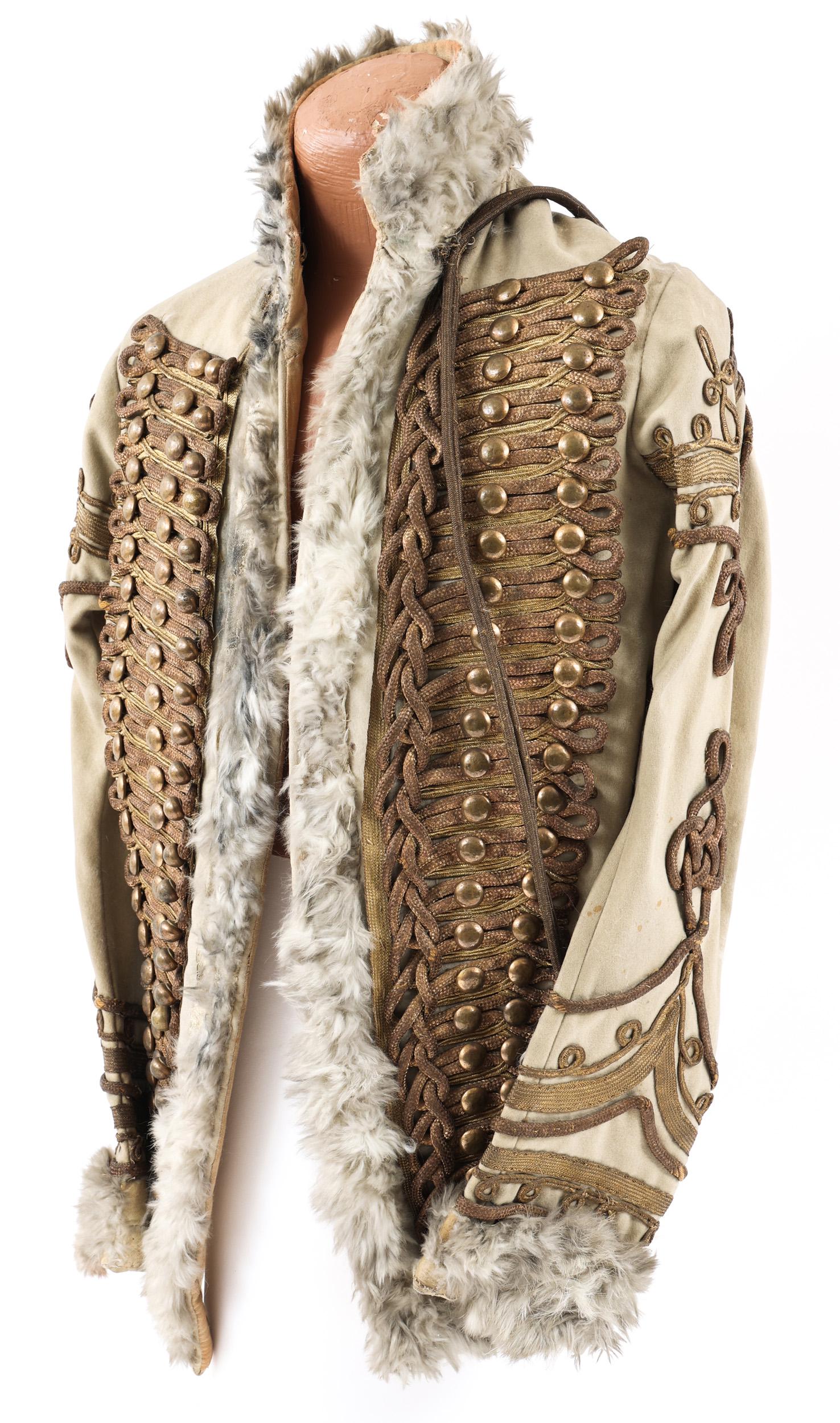 19th C. BRITISH HUSSAR OFFICER PELISSE JACKET (80027) on May 14, 2022