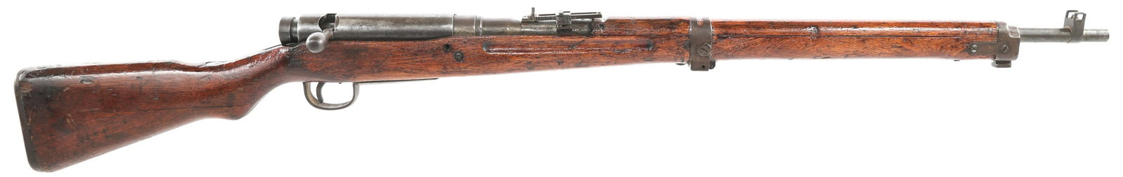 WWII JAPANESE KOKURA TYPE 99 ARISAKA RIFLE: WWII JAPANESE KOKURA TYPE 99 ARISAKA RIFLE WWII Japanese Kokura Arsenal Type 99 7.7x58mm Arisaka rifle. Ground mum. Bolt stamped "554". No import marks. Blued finish. Wood stock. Fixed front sight. Ad