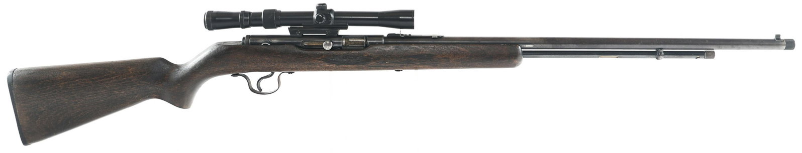 SAVAGE MODEL 6D DELUXE .22 LR CALIBER RIFLE: SAVAGE MODEL 6D DELUXE .22 LR CALIBER RIFLE Savage Model 6D Deluxe .22 LR caliber semi automatic rifle. Barrel stamped Savage Model 6D Deluxe and Only Long Rifle As Automatic, with British proofs. Woo