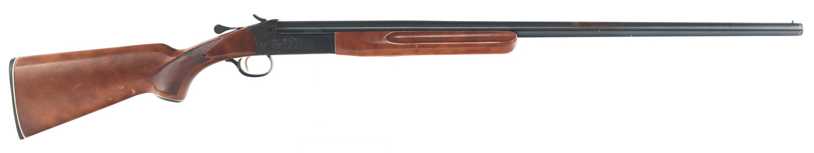 WINCHESTER MODEL 37A SINGLE SHOT 16 GAUGE SHOTGUN: WINCHESTER MODEL 37A SINGLE SHOT 16 GAUGE SHOTGUN Winchester Model 37A single shot 16 gauge shotgun. 2.75" chamber. Full choke. Scroll pattern on both sides of the receiver. Right side of barrel stamp