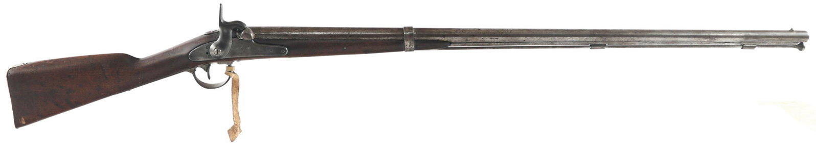 SPORTERIZED SPRINGFIELD MODEL 1842 .69 CAL RIFLE: SPORTERIZED SPRINGFIELD MODEL 1842 .69 CAL RIFLE Sporterized Springfield Model 1842 .69 caliber percussion rifle. Smooth bore 38.50" barrel proof marked VP. Stock. Ram rod. | Caliber / Gauge: 69 | Bar