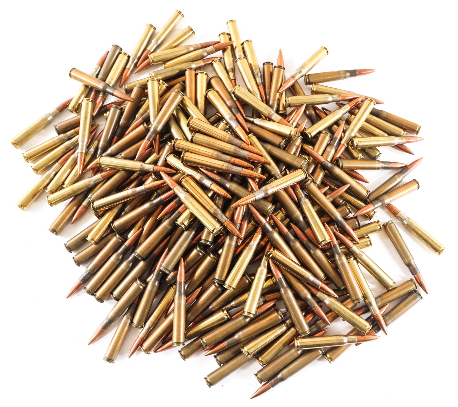 AMMUNITION CANS OF .50 BMG CALIBER - 67 POUNDS TGW: AMMUNITION CANS OF .50 BMG CALIBER - 67 POUNDS TGW Two ammo cans of .50 BMG caliber ammunition. 67.2 pounds total gross weight including cans. | Caliber / Gauge: 50