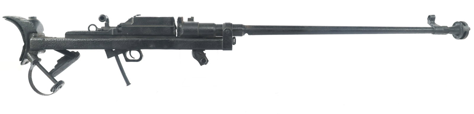 BRITISH BOYS ANTI TANK RIFLE INERT DISPLAY: BRITISH BOYS ANTI TANK RIFLE INERT DISPLAY British Boys Anti-Tank Rifle non firing display. Demilled cut receiver. Left side of receiver stamped "RB Mk.I". Movable trigger. | Caliber / Gauge Dummy Non