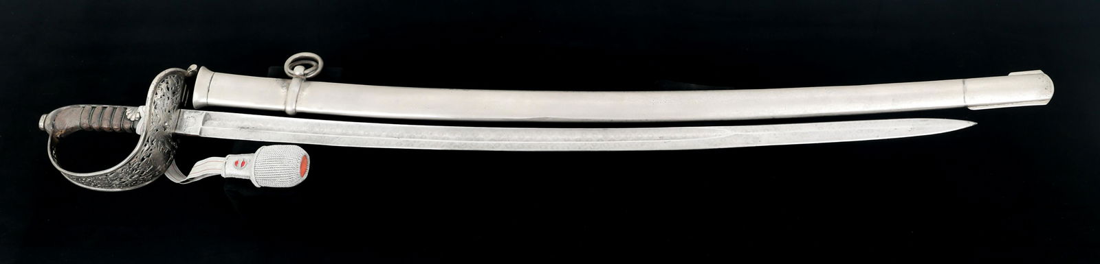 AUSTRIAN M1869 CAVALRY OFF. DAMASCUS BLADE SWORD (1 of 20)