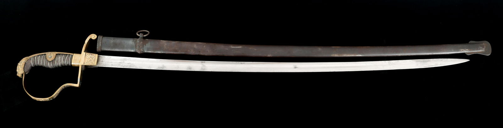 IMPERIAL GERMAN LIONHEAD CAVALRY OFFICER SWORD (1 of 11)