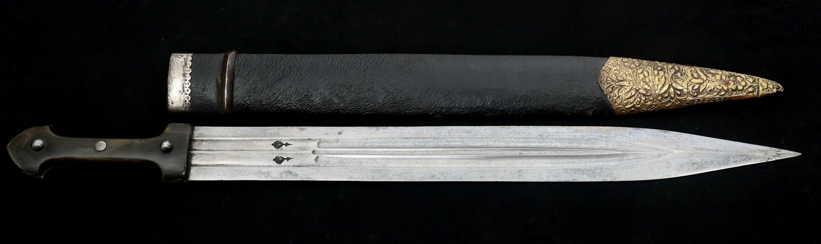 19th C. IMPERIAL RUSSIAN COSSACK KINDJAL DAGGER (1 of 10)