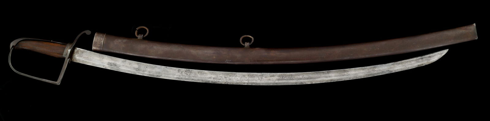 19th C. BRITISH CAVALRY SWORD WITH ATTACK GUARD (1 of 17)