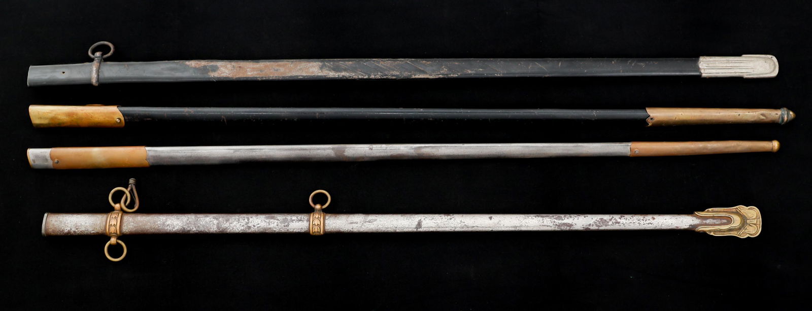 19th C. - WWII SWORD SCABBARDS LOT OF 4 (1 of 6)