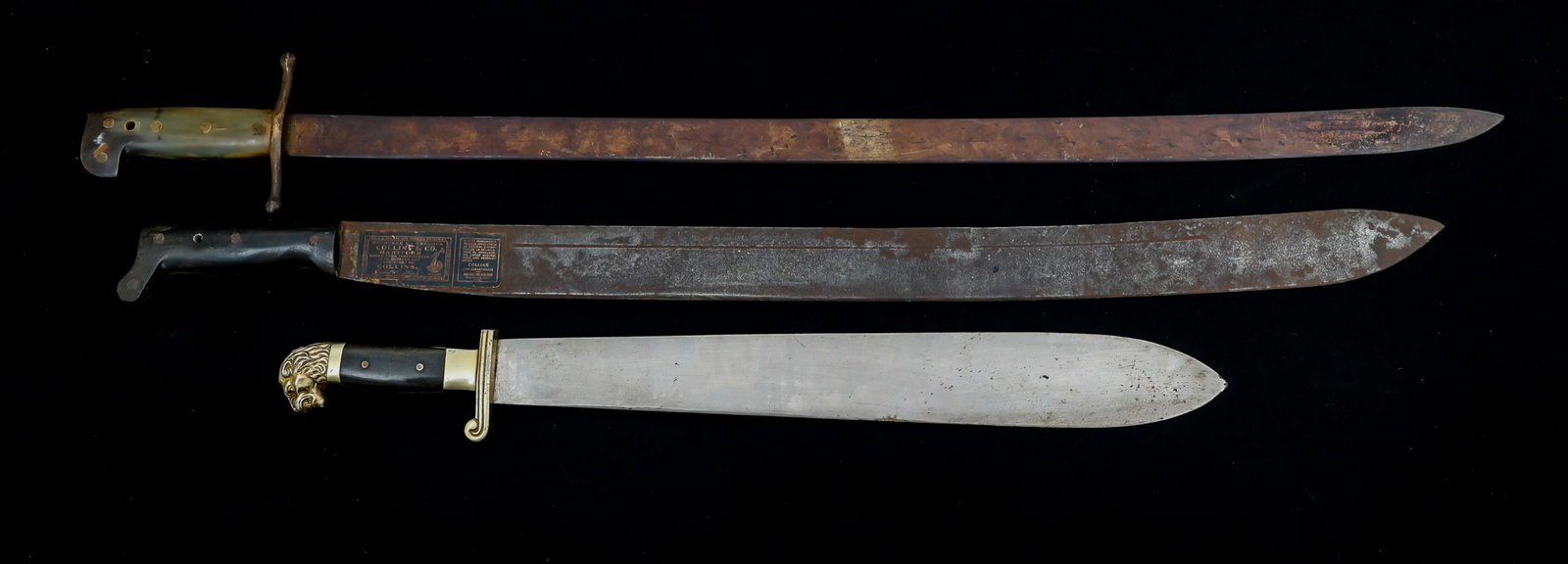 SPANISH AMERICAN WAR TO WWI MACHETES LOT OF 3 (1 of 7)