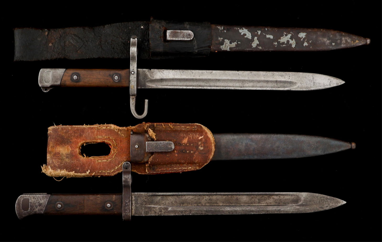 WWI AUSTRIAN M1885 & M1885 NCO BAYONET LOT OF 2 (1 of 11)