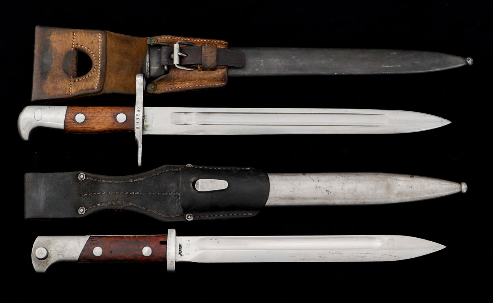 WWI - WWII POLISH WZ24 & SWISS M1899 BAYONET LOT (1 of 10)