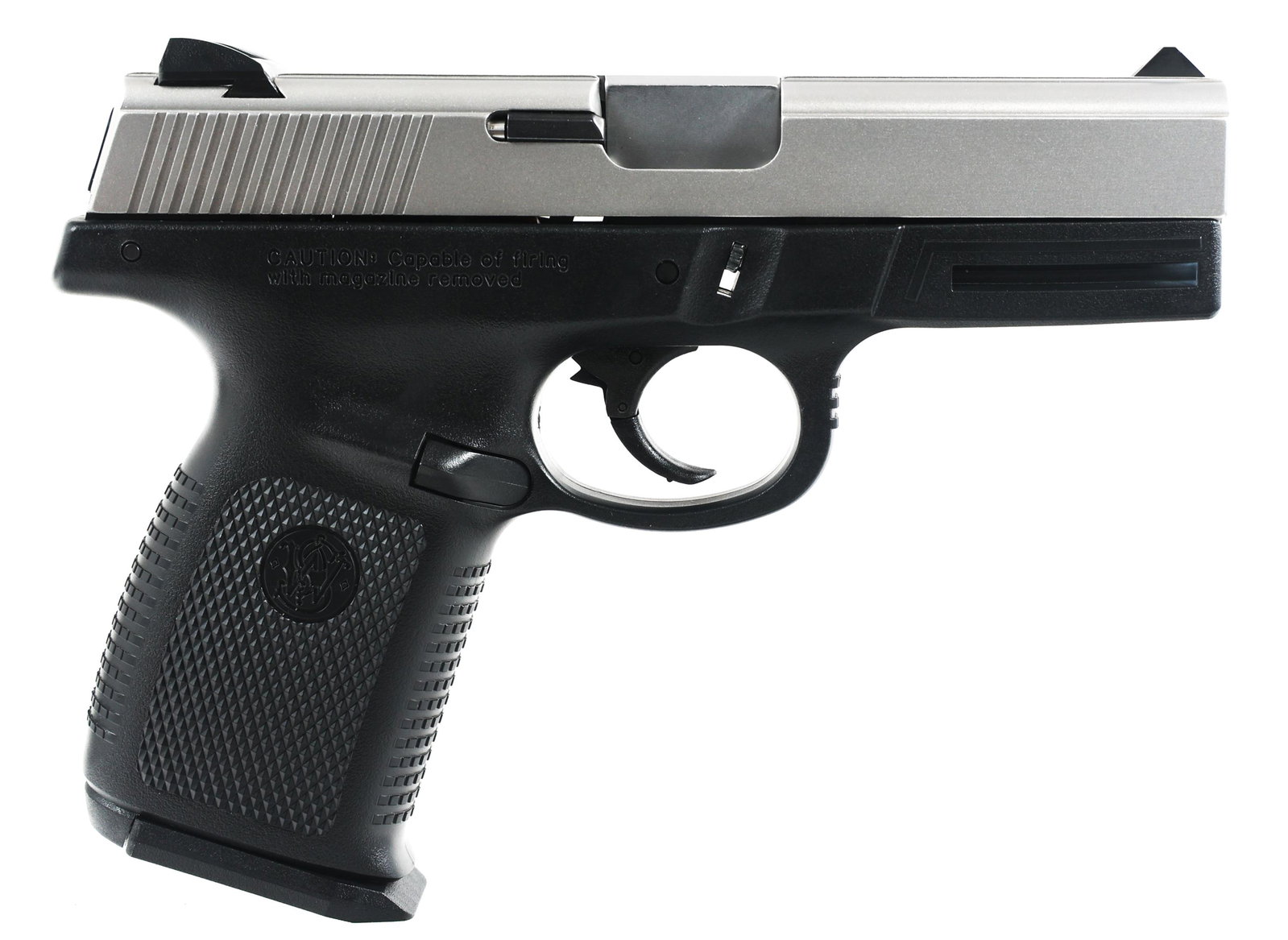 SMITH & WESSON MODEL SW40VE .40 S&W CALIBER PISTOL: SMITH & WESSON MODEL SW40VE .40 S&W CALIBER PISTOL Smith & Wesson model SW40VE .40 S&W caliber semi automatic pistol. Stainless finish. 3 dot sights. One magazine. Smith & Wesson hard case. | Caliber 