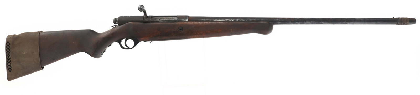 MOSSBERG MODEL 85-D 20 GAUGE BOLT ACTION SHOTGUN: MOSSBERG MODEL 85-D 20 GAUGE BOLT ACTION SHOTGUN Mossberg 85-D 20 Gauge Bolt Action Shotgun. 2.75" chamber. No choke. Blued finish. Wood stock. Bead front sight. Rubber slip on recoil pad. No magazine