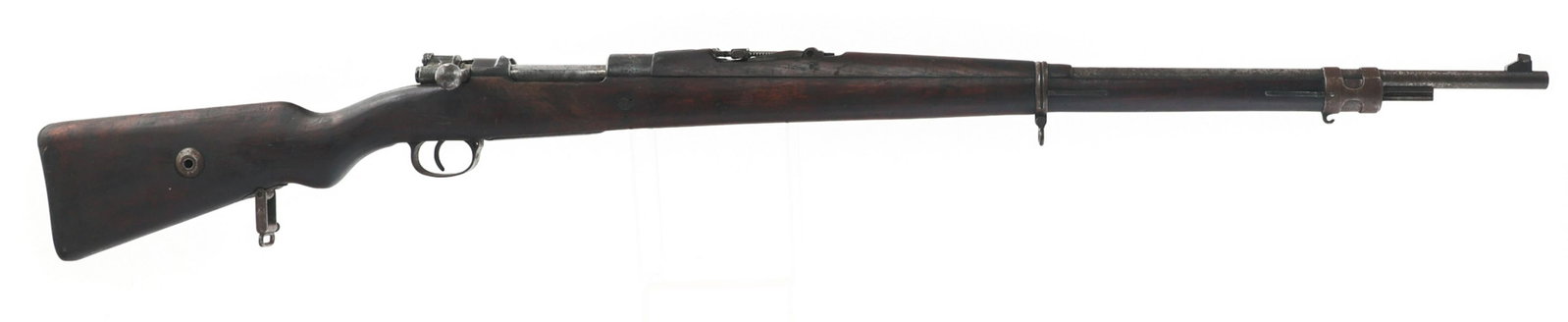CZECHOSLOVAKIAN BRNO MODEL VZ24 MAUSER RIFLE: CZECHOSLOVAKIAN BRNO MODEL VZ24 MAUSER RIFLE Czech Brno Model VZ 24 7.92x57mm caliber bolt action Mauser rifle. Import stamped "N.A.C. RID. NJ." Receiver stamped "CS. ST. Zbrojovka BRNO E 23". Bolt st