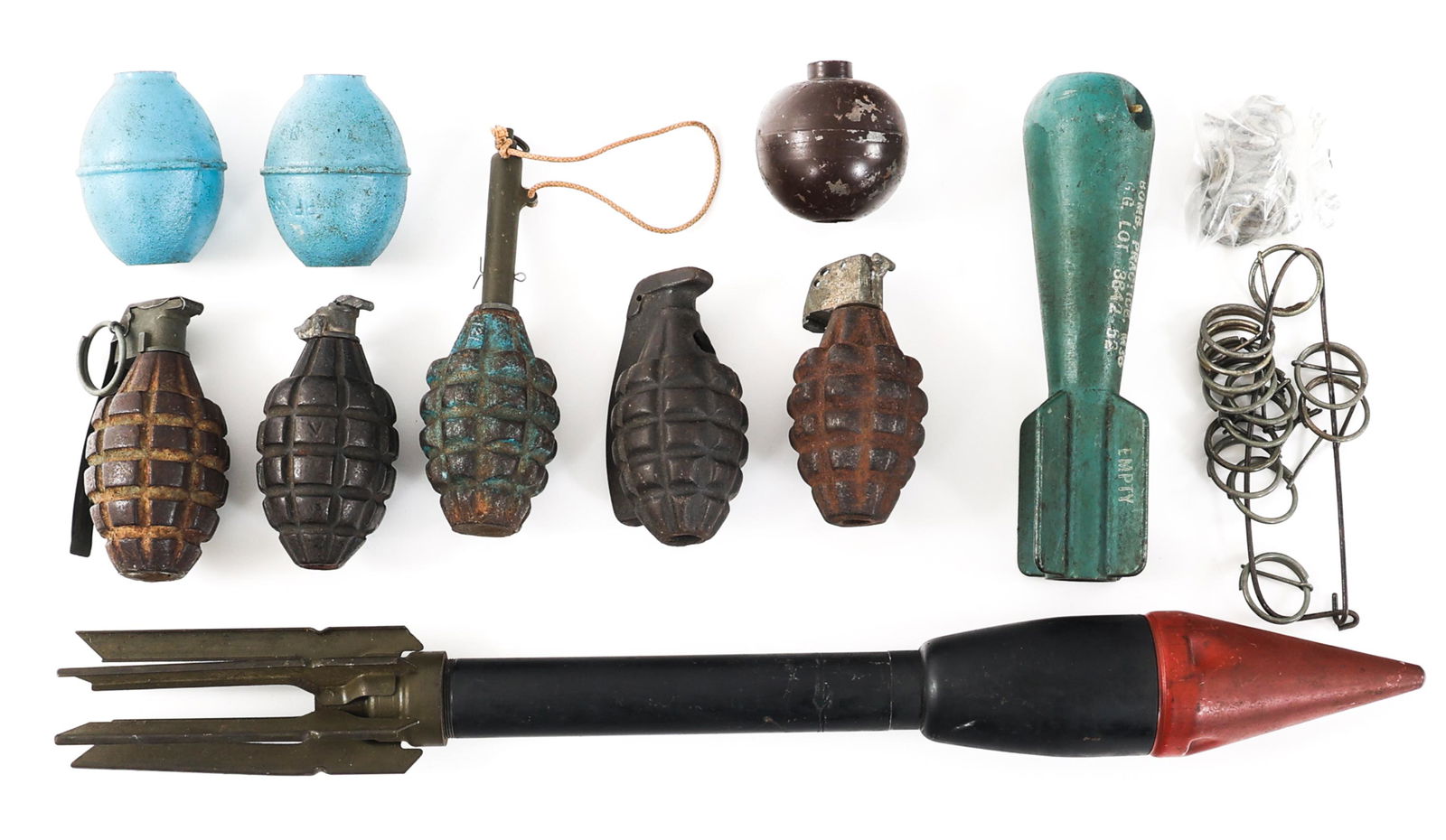 WWII COLD WAR US GRENADES & ORDNANCE LOT Mar 12, 2023 Centurion