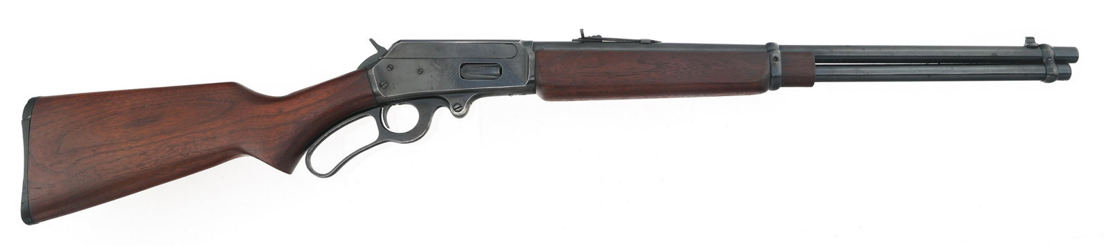 MARLIN MODEL 36 RC .30-30 CALIBER CARBINE: MARLIN MODEL 36 RC .30-30 CALIBER CARBINE 1950 Marlin Model 36 R.C. .30-30 caliber carbine. Blued finish. Wood stocks. Adjustable rear sight. Caliber / Gauge: 30-30 | Barrel Length: 20" | Serial Numbe