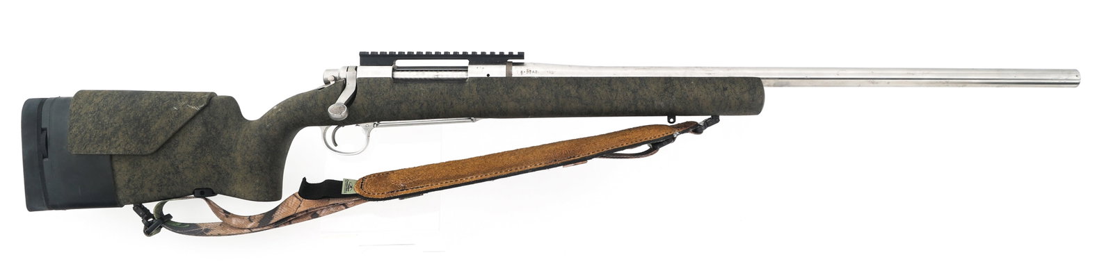 REMINGTON MODEL 700 .264 WIN MAG CALIBER RIFLE: REMINGTON MODEL 700 .264 WIN MAG CALIBER RIFLE Remington Model 700 .264 Remington Magnum caliber bolt action rifle. Stainless finish. Jeweled bolt. HS Precision adjustable stock. Sling. Caliber / Gaug