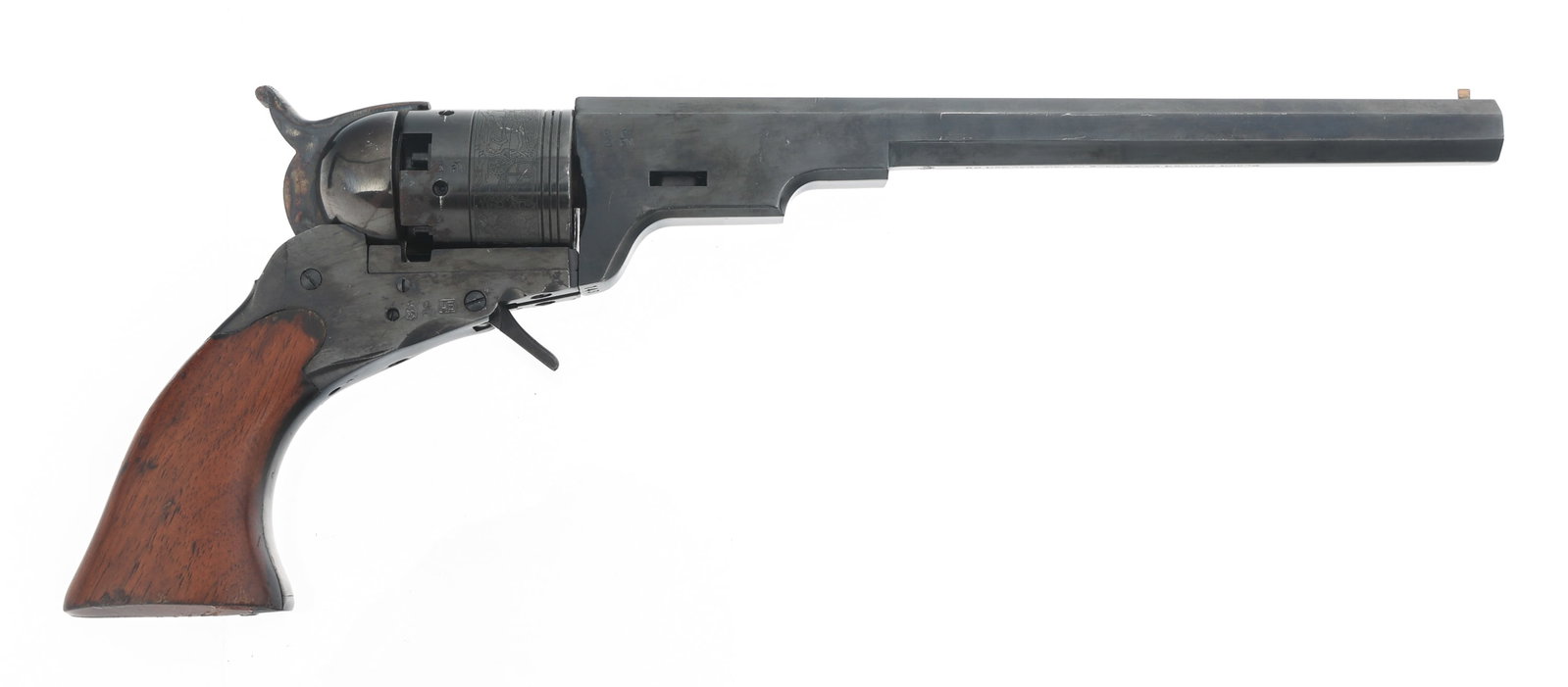 NAVY ARMS 36 CALIBER PERCUSSION REVOLVER FOR PARTS: NAVY ARMS 36 CALIBER PERCUSSION REVOLVER FOR PARTS Pietta Navy Arms .36 caliber percussion revolver for parts or repair. Cylinder and barrel seized to frame. Wood grips. Caliber / Gauge: 36 | Barrel L