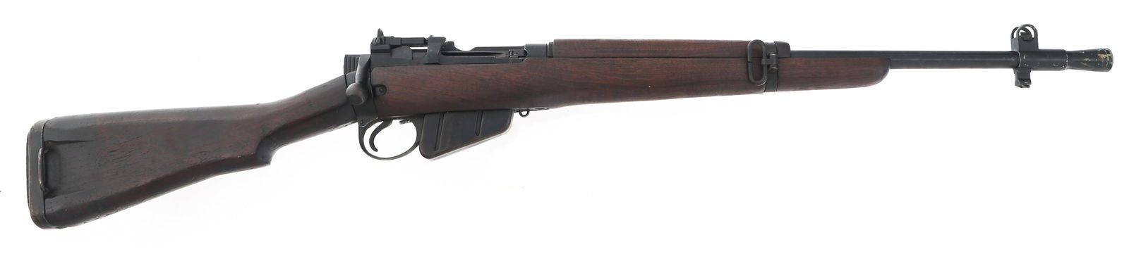 CANADIAN LONG BRANCH No 4 Mk 1* .303 CALIBER RIFLE: CANADIAN LONG BRANCH No 4 Mk 1* .303 CALIBER RIFLE Canadian Long Branch No 4 Mk 1* .303 British caliber bolt action rifle. Receiver dated 1943. Jungle carbine stock and flash hider. One magazine. Cali