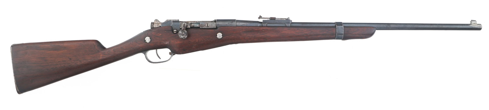 REMINGTON FRENCH CONTRACT MODEL 1907-15 RIFLE: REMINGTON FRENCH CONTRACT MODEL 1907-15 RIFLE Remington French contract Model 1907-15 8mm caliber bolt action rifle. Receiver stamped "Remington MLE 1907-15". Barrel stamped "RAC 1907-15". Blued finis