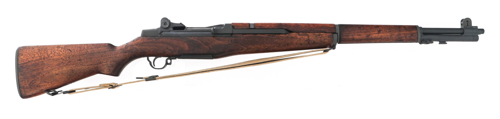 BERETTA DANISH CONTRACT M1 GARAND .30 CAL RIFLE: BERETTA DANISH CONTRACT M1 GARAND .30 CAL RIFLE Bertta Danish Navy contract M1 Garand .30-06 caliber semi automatic rifle. No visible import mark. Parkerized finish. Receiver stamped crown over "FKF",