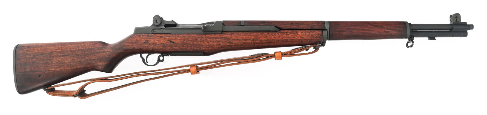 US SPRINGFIELD DANISH M1 GARAND .30 CALIBER RIFLE: US SPRINGFIELD DANISH M1 GARAND .30 CALIBER RIFLE 1945 US Springfield Armory Danish M1 Garand .30 caliber rifle. No import marks. Receiver stamped US Rifle Cal .30 M1 Springfield Armory. Bolt assembly
