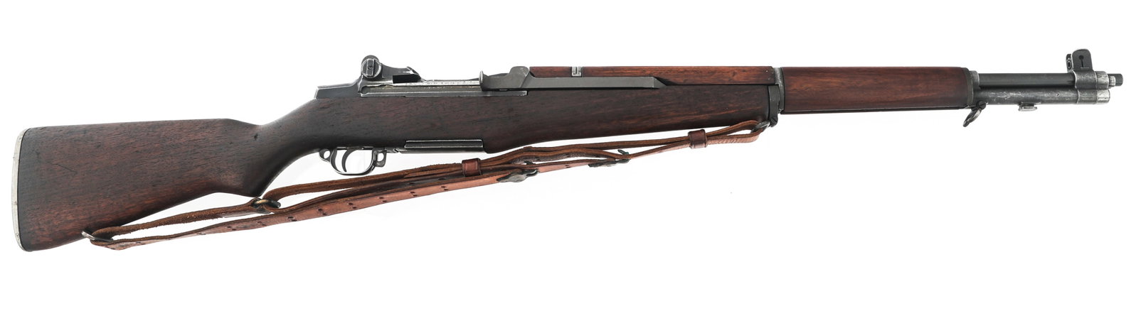US WINCHESTER M1 GARAND .30-06 CALIBER RIFLE: US WINCHESTER M1 GARAND .30-06 CALIBER RIFLE 1942 US Winchester Model M1 Garand .30-06 caliber semi automatic rifle. Receiver is stamped "U.S. RIFLE CAL. 30 M1 Winchester". Barrel is stamped with a Fl