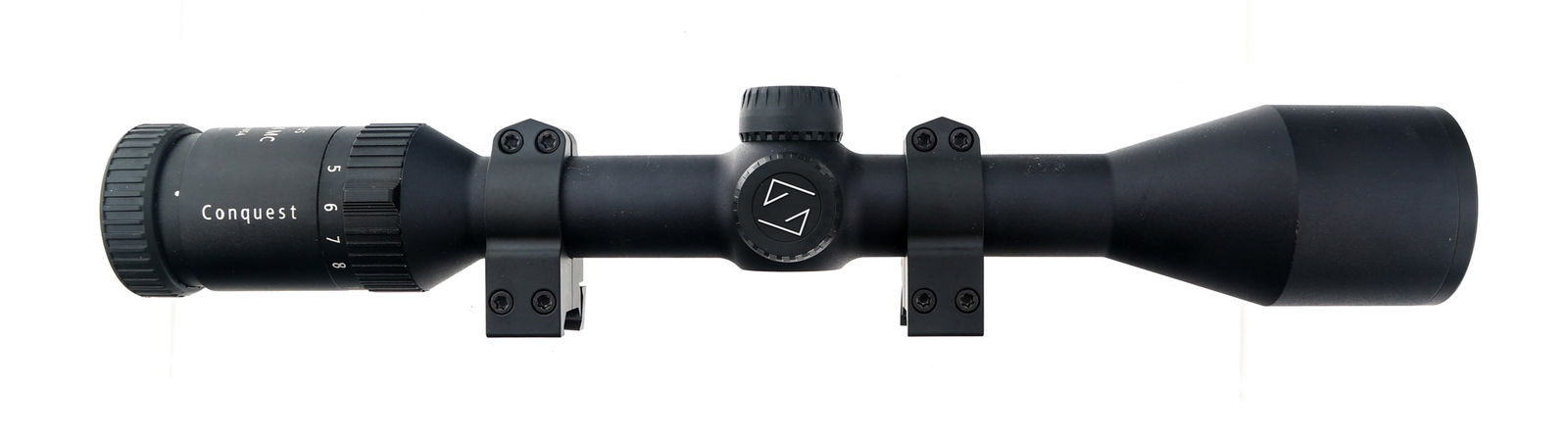 ZEISS CONQUEST 3.5-10x44 MC RIFLE SCOPE: ZEISS CONQUEST 3.5-10x44 MC RIFLE SCOPE Zeiss Conquest 3.5-10x44 MC rifle scope. Reticle 20. Lens covers. Rail rings. Size / Gauge: 3.5-10x44