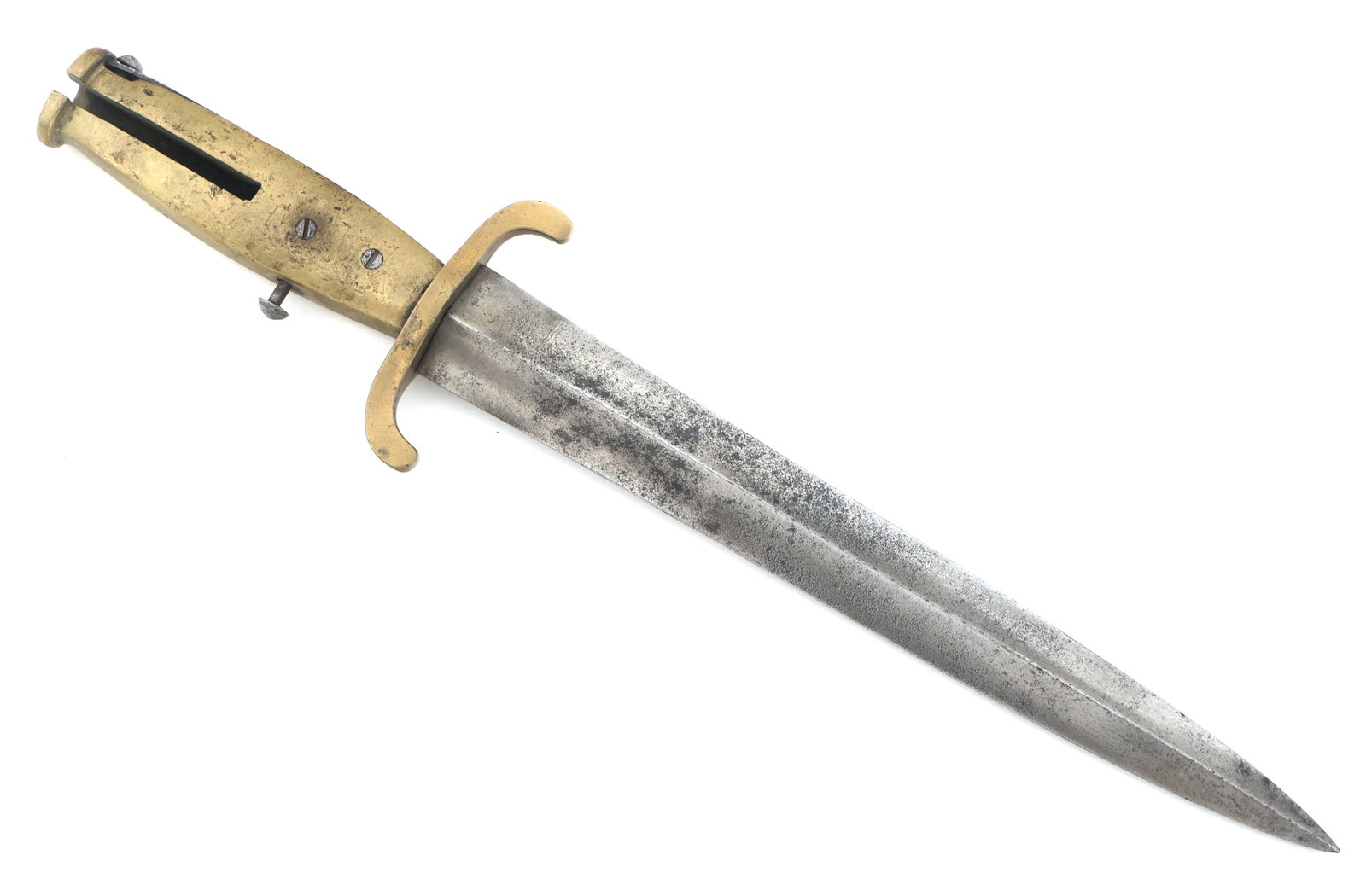 CONTEMPORARY / REENACTOR 19th C. UK VIVIAN BAYONET: CONTEMPORARY / REENACTOR 19th C. UK VIVIAN BAYONET Contemporary Production / Reenactor 19th Century British Vivian Bayonet. Blade Length: 9" Total Length: 13 1/4"