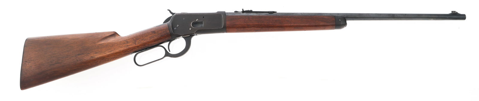 WINCHESTER MODEL 53 .25-20 WCF CALIBER RIFLE: WINCHESTER MODEL 53 .25-20 WCF CALIBER RIFLE Winchester Model 53 .25-20 WCF caliber lever action rifle. Blued finish. Wood stocks. Adjustable rear sight. | Caliber / Gauge: 25-20 WCF | Barrel Length: