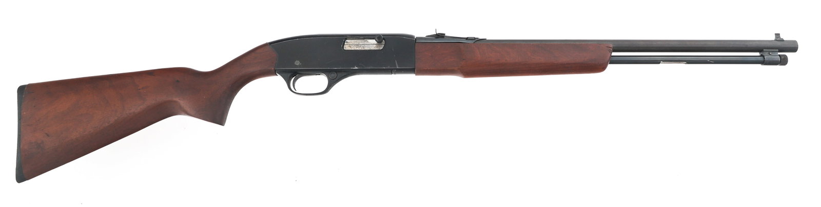 WINCHESTER MODEL 190 .22 S-L-LR CALIBER RIFLE: WINCHESTER MODEL 190 .22 S-L-LR CALIBER RIFLE Winchester Model 190 .22 S-L-LR caliber semi automatic rifle. Blued finish. Wood stocks. Adjustable rear sight. Grooved receiver. Caliber / Gauge: 22 S-L-