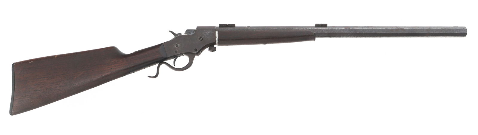 STEVENS FAVORITE MODEL 1915 .22 LR CALIBER RIFLE: STEVENS FAVORITE MODEL 1915 .22 LR CALIBER RIFLE Stevens Favorite Model 1915 .22 LR single shot falling block rifle. Blued finish. Wood stocks. Front and rear sights removed. Caliber / Gauge: 22 LR |