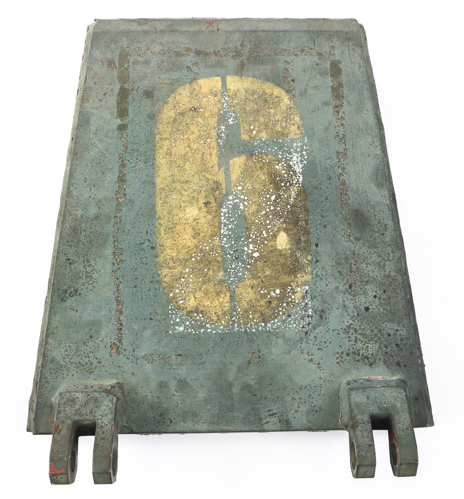 RUSSIAN - UKRANIAN WAR RUSSIAN T-80BVM TANK ARMOR: RUSSIAN - UKRANIAN WAR RUSSIAN T-80BVM TANK ARMOR Russian - Ukrainian War Russian Armed Forces T-80BVM Tank Armored Plate. Steel construction. "6" painted in yellow on the front of the plate. Taken fr