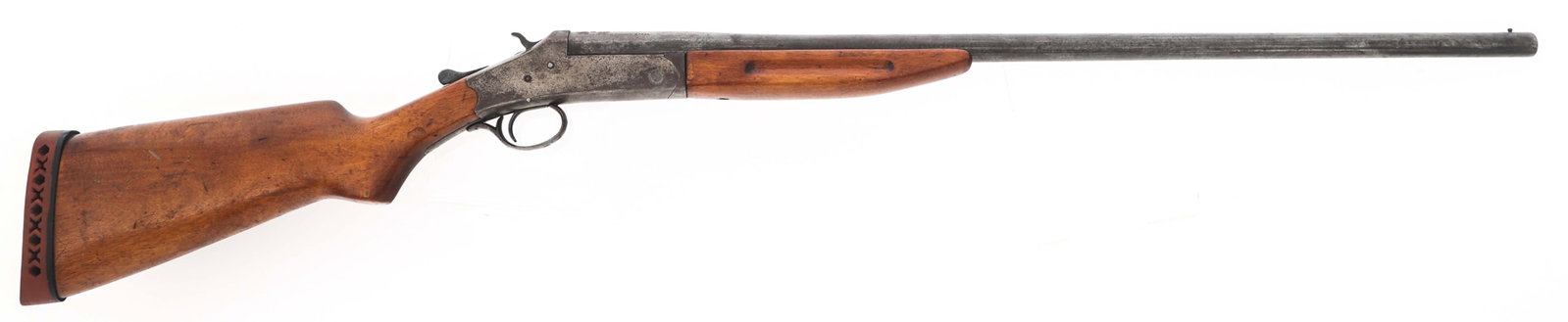 MONTGOMERY WARD HERCULES 16 GAUGE SHOTGUN: MONTGOMERY WARD HERCULES 16 GAUGE SHOTGUN Montgomery Ward Hercules 16 gauge single shot shotgun. Blued finish. Bead front sight. Wood stock and forend. Recoil pad. Caliber / Gauge: 16 | Barrel Length: