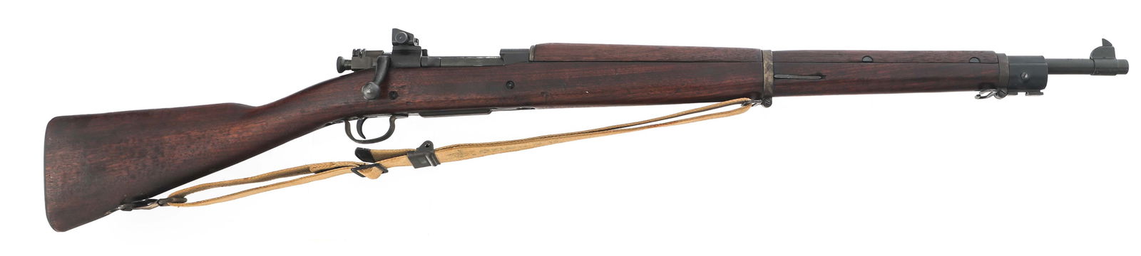 WWII US REMINGTON MODEL 1903A3 30-06 CALIBER RIFLE: WWII US REMINGTON MODEL 1903A3 30-06 CALIBER RIFLE 1942 WWII US Remington Model 1903 A3 .30-06 caliber bolt action rifle. Receiver marked "US / Remington / Model 03-A3." Barrel marked "RA / flaming bo