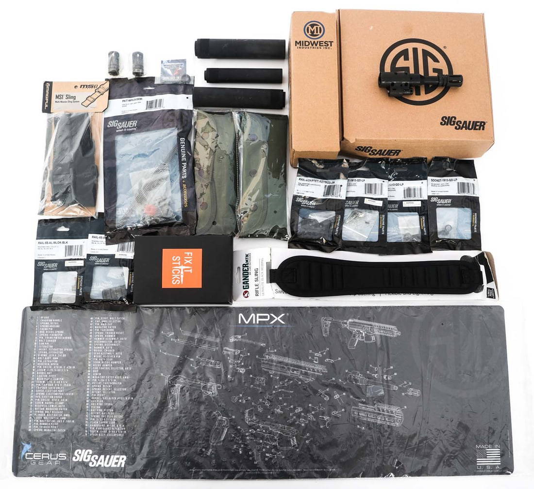 Sig Sauer Mpx Parts And Accessories Auction