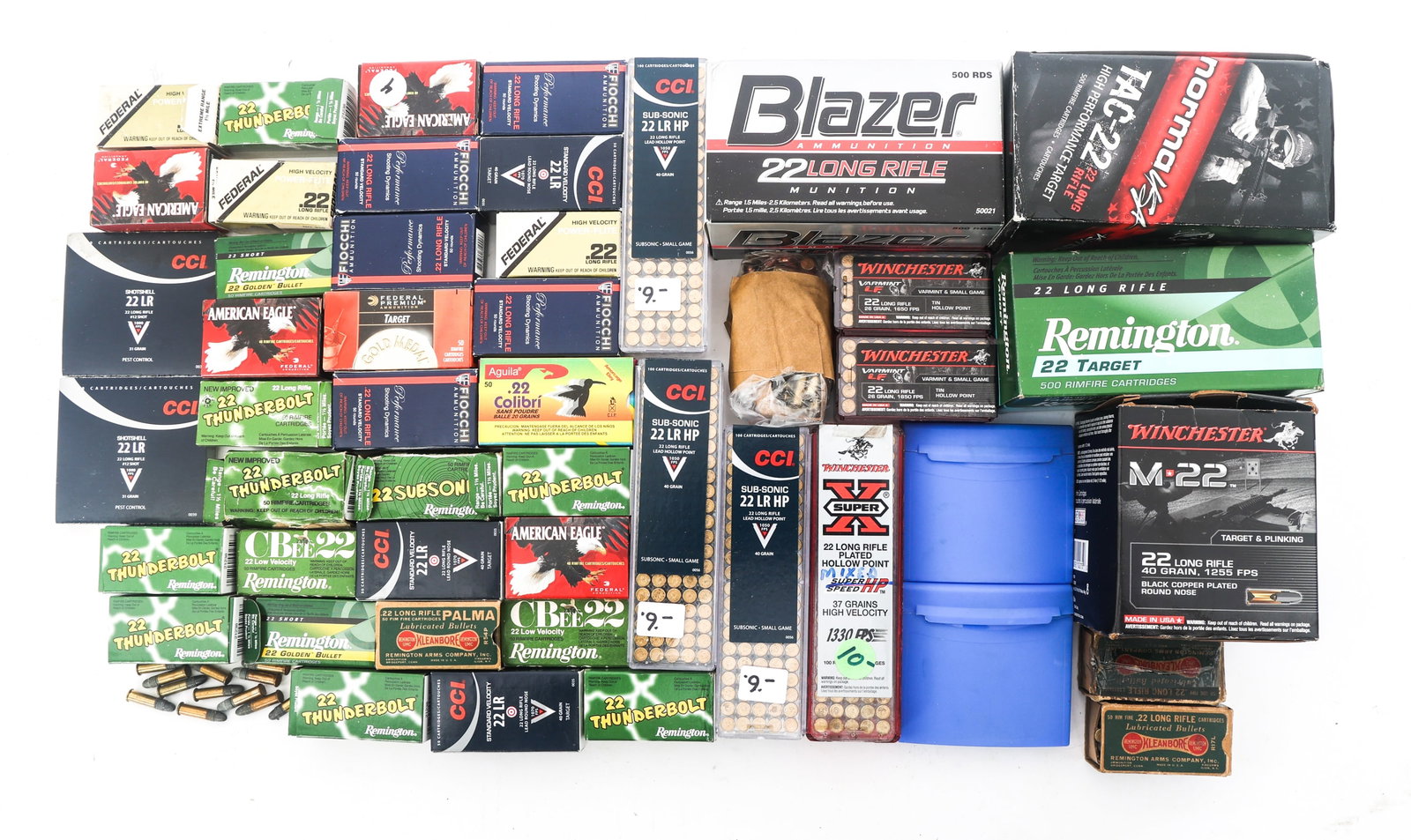 22 CALIBER AMMUNITION 30 POUNDS TGW: 22 CALIBER AMMUNITION 30 POUNDS TGW 30 Pounds total gross weight .22 caliber ammunition. CCI, Remington , Winchester and more. Weight includes packaging. Some boxes may be open and partial. Caliber / 