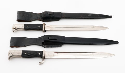 WWII GERMAN DRP POSTSCHUTZ & K98 DRESS BAYONETS