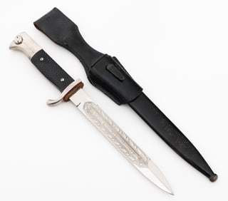 WWII GERMAN ETCHED K98 DRESS BAYONET by ALCOSO