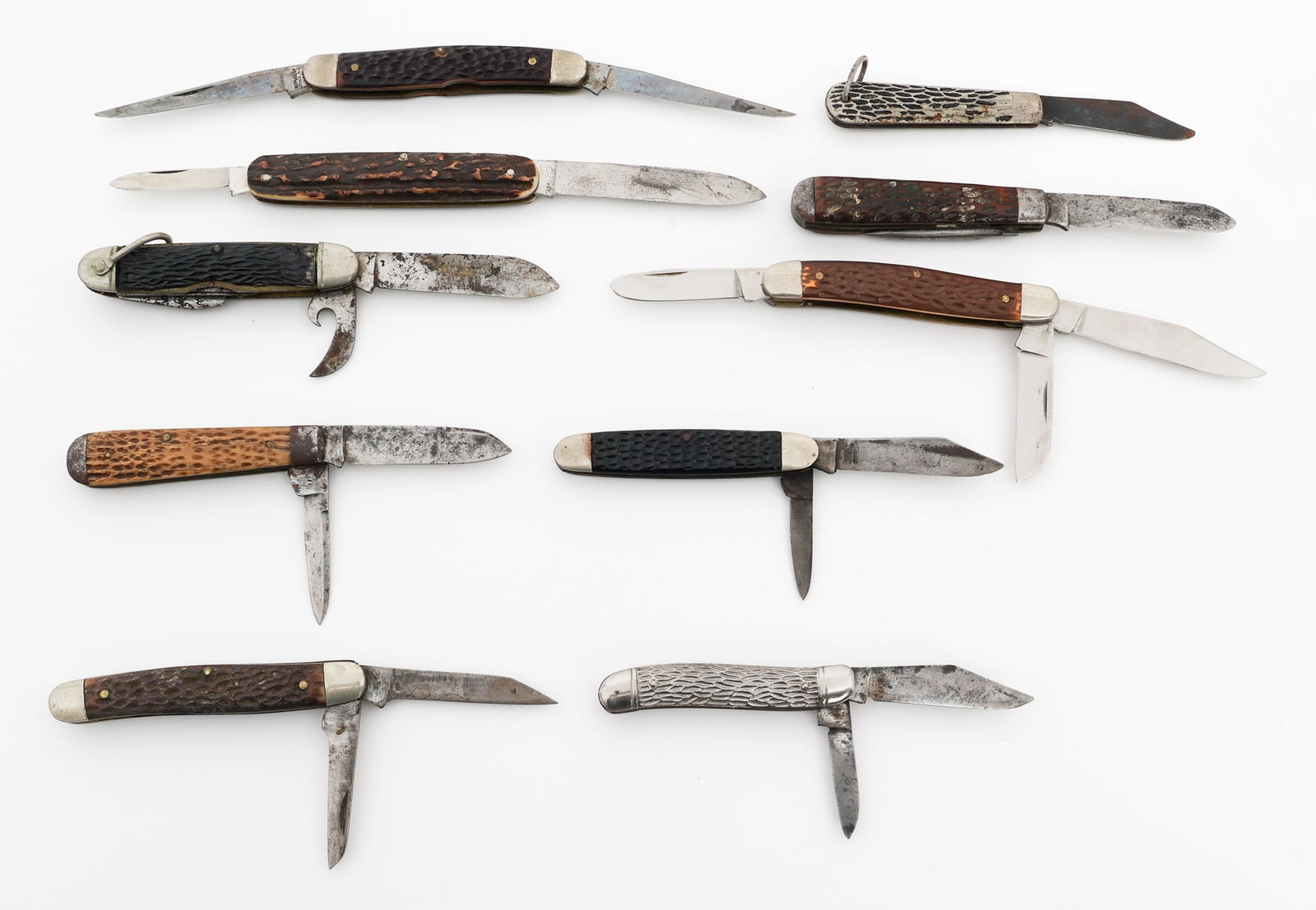 US & GERMAN MADE FOLDING POCKET KNIVES: US & GERMAN MADE FOLDING POCKET KNIVES US and German Made Folding Pocket Knives. Makers include Camco, Challenge Cutlery, Imperial, Syracuse Knife Co, Utica and Wallkill River Works. One has "Solingen