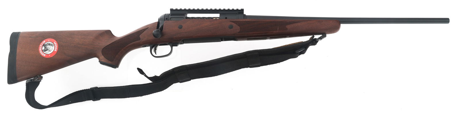 SAVAGE MODEL 11 6.5 CREEDMOOR CALIBER RIFLE: SAVAGE MODEL 11 6.5 CREEDMOOR CALIBER RIFLE Savage Model 11 6.5 Creedmoor caliber bolt action rifle. Matte black finish. Scope rail. Spiral fluted bolt. One magazine. Checkered wood stock. Padded slin