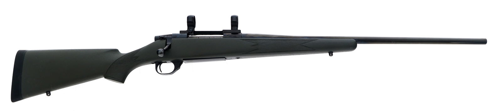 WEATHERBY MODEL VANGUARD .257 WBY MAG CAL RIFLE: WEATHERBY MODEL VANGUARD .257 WBY MAG CAL RIFLE Weatherby Model Vanguard .257 Wby Mag caliber bolt action rifle. 24 inch heavy barrel. Painted checkered synthetic stock. Recoil pad. Scope rings. Calib