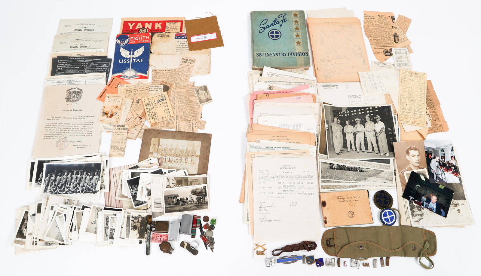 WWII US ARMY NAMED ENLISTED & OFFICER ARCHIVES: WWII US ARMY NAMED ENLISTED & OFFICER ARCHIVES WWII US Army Enlisted Man and Officer Archives. Named to Lieutenant Colonel Stanton Levi Meyers and Staff Sergeant Frank L. Vann. (1) Archive of Frank Va