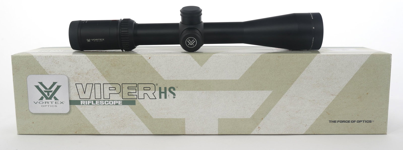 VORTEX MODEL VIPER HS 4-16x44 RIFLE SCOPE: VORTEX MODEL VIPER HS 4-16x44 RIFLE SCOPE Vortex Model Viper HS 4-16x44 power rifle scope. Dead hold BDC reticle. Original cardboard box with sun shade, lens covers and manual. Size / Gauge: 4-16x44
