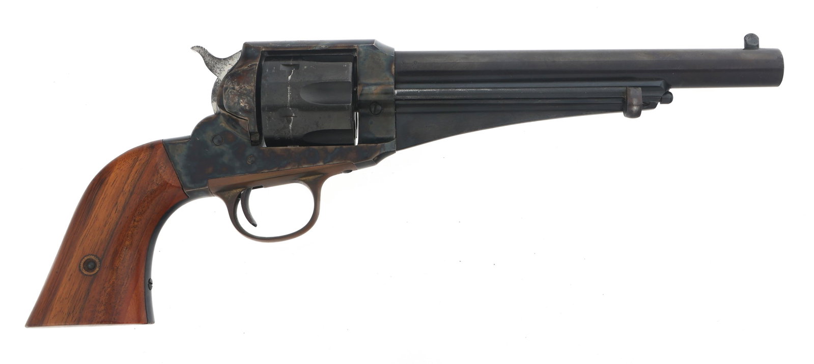 NAVY ARMS UBERTI MODEL 1875 ARMY .357 MAG REVOLVER: NAVY ARMS UBERTI MODEL 1875 ARMY .357 MAG REVOLVER Navy Arms Uberti Model 1875 Army .357 Magnum caliber SA revolver. Six-shot fluted cylinder. Wood grips. Fixed sights. Caliber / Gauge: 357 Magnum Bar