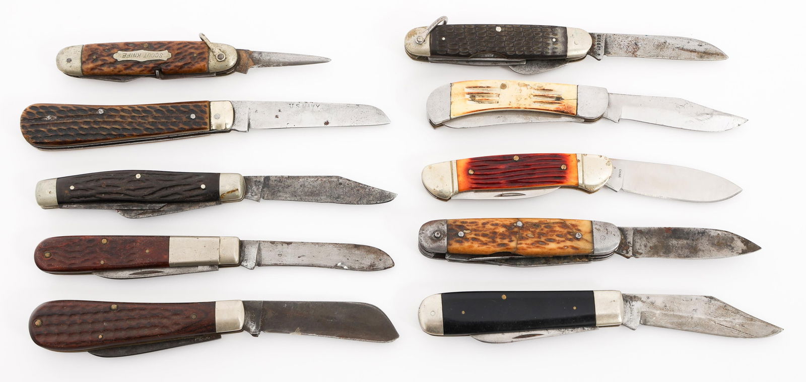 FOLDING POCKET KNIVES - BOKER, NEEDHAM, CASE XX: FOLDING POCKET KNIVES - BOKER, NEEDHAM, CASE XX Civilian Folding Pocket Knives. Makers include Boker, Needham, Case XX, and more. Blade Length: 2 1/4" to 2 3/4" Total Length: 6" to 7"