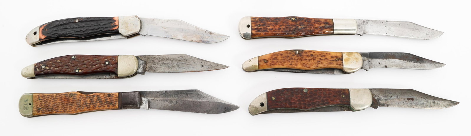 FOLDING POCKET KNIVES - KABAR, BOKER, WINCHESTER: FOLDING POCKET KNIVES - KABAR, BOKER, WINCHESTER Civilian Pocket Knives. Makers Include Kabar, Boker, Winchester, NYK, Belknap and more. Blade Length: 4" to 4 1/4" Total Length: 9 1/4" to 9 3/4"