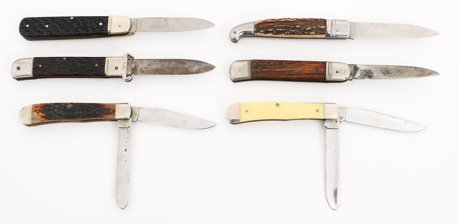 FOLDING & POCKET KNIVES - CASE, BOKER, VOSS CUT CO: FOLDING & POCKET KNIVES - CASE, BOKER, VOSS CUT CO Civilian Folding and Pocket Knives. Most are switch/spring blade construction. Makers include Case, Boker, Voss Cut Co and more. Blade Length: 3 1/4"