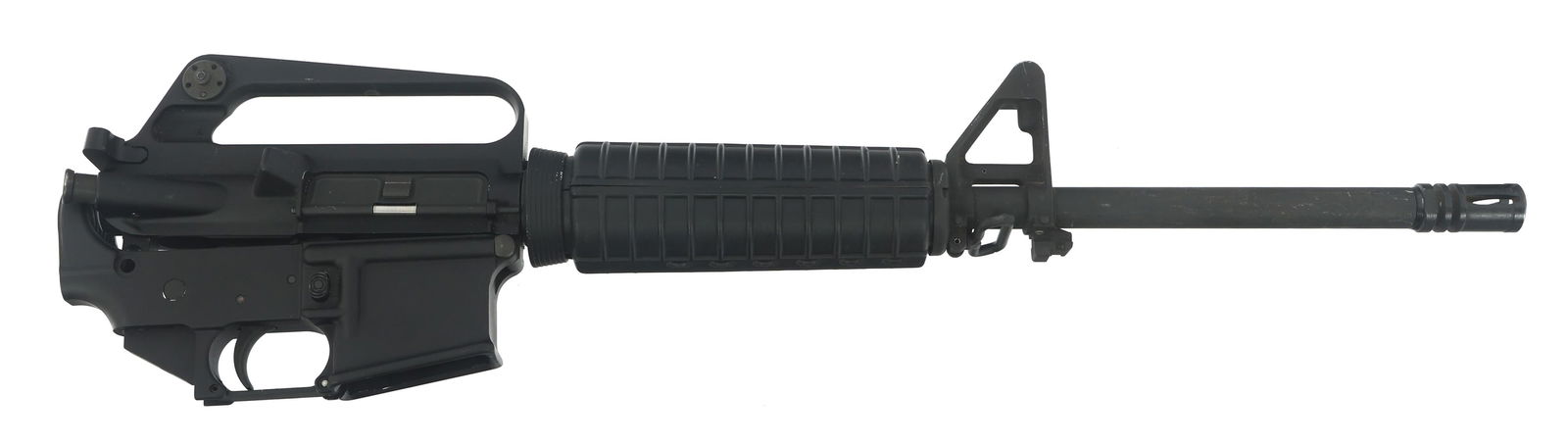 OLYMPIC ARMS MODEL M.F.R. 5.56 CALIBER CARBINE: OLYMPIC ARMS MODEL M.F.R. 5.56 CALIBER CARBINE Olympic Arms Model M.F.R. 5.56mm caliber semi automatic rifle. Adjustable sights. No magazine. Missing parts. Caliber / Gauge: 5.56mm Barrel Length: 16"